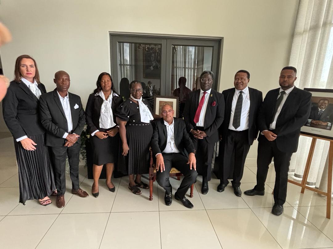 Nasria Ltd Condolence Visit to Monica Geingos