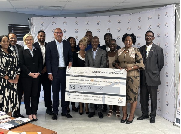 NASRIA Ltd delivers N$16 million dividend to Government