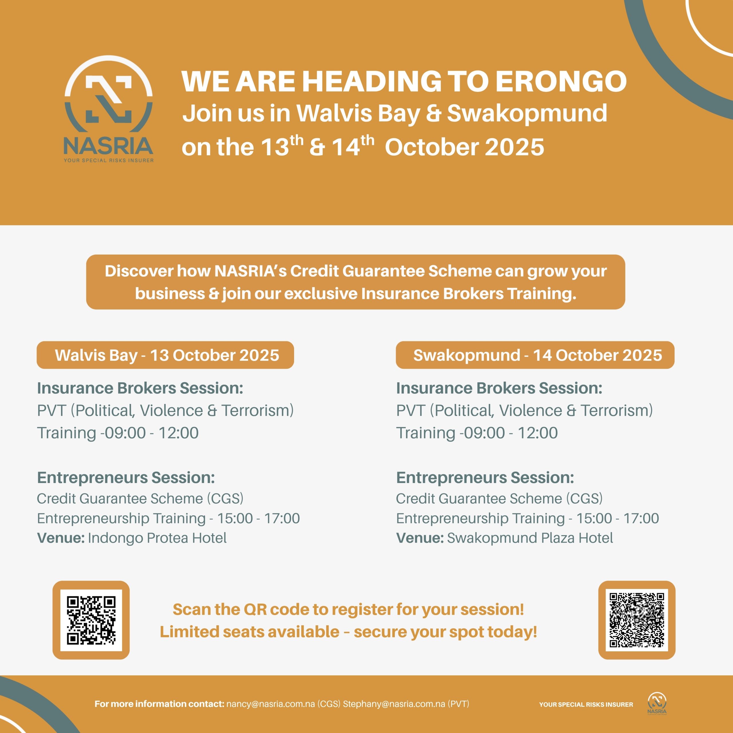 Insurance Brokers Training and Information sharing – Erongo Region, October 2025