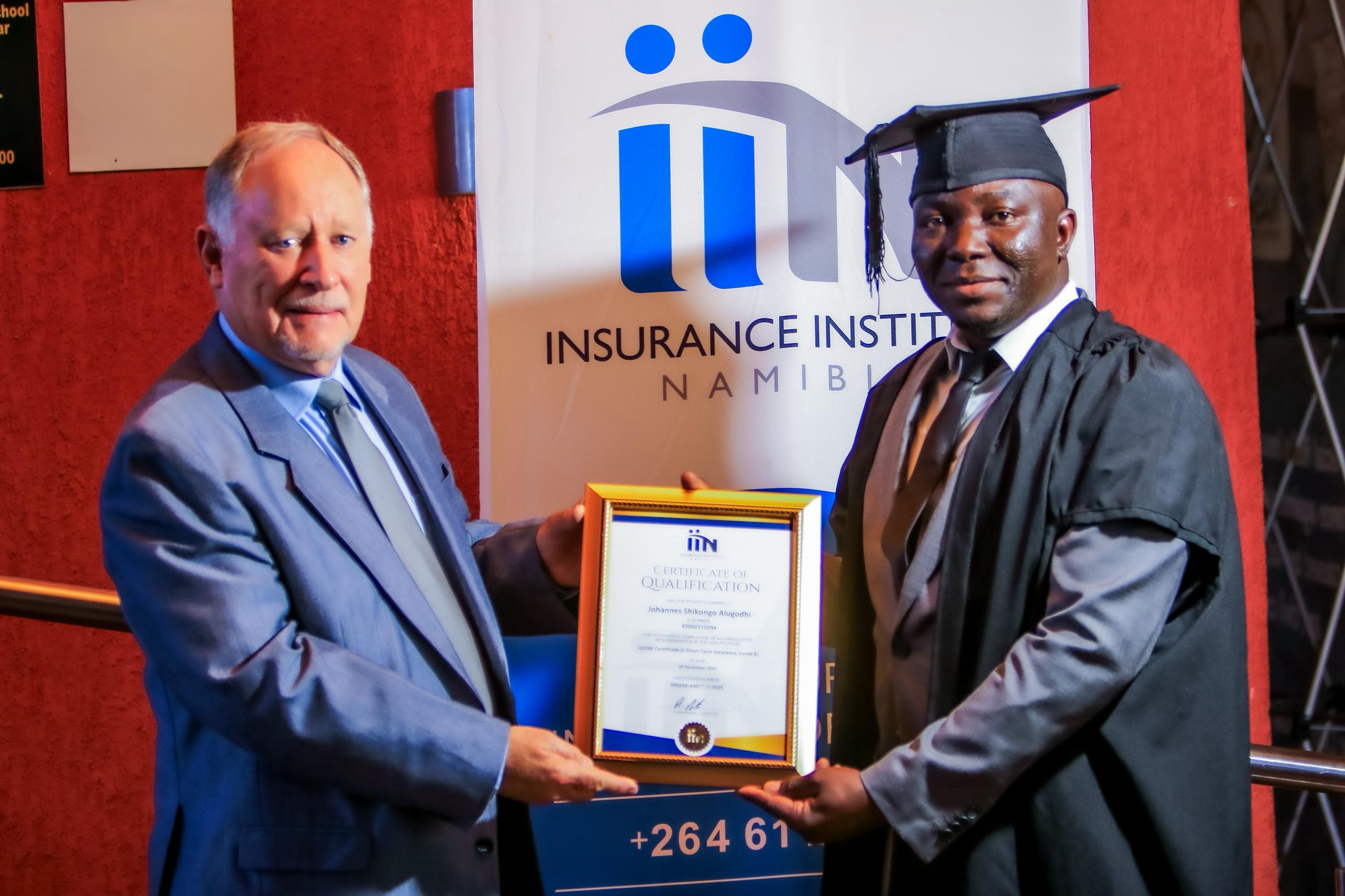 NASRIA attended the Insurance Institute of Namibia graduation ceremony